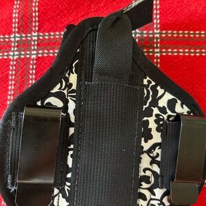Black and White Floral Handgun Holster